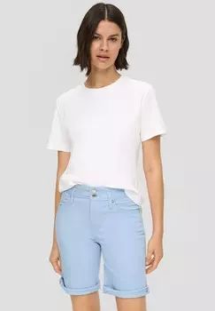 Джинсовые шорты BERMUDA MID RISE s.Oliver, цвет Blau