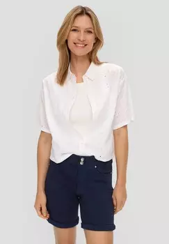 Джинсовые шорты BERMUDA s.Oliver, черный деним