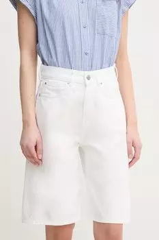 Джинсовые шорты Bermuda Short UHW WHT Pepe Jeans, белый