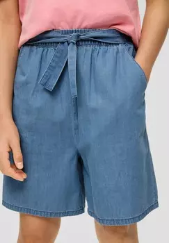Джинсовые шорты BERMUDA SURI HIGH RISE STRAIGHT LEG s.Oliver, цвет Blau