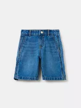 Джинсовые шорты-бермуды из плотной ткани Ovs, цвет light wash