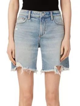 Джинсовые шорты-бермуды Lara шириной 7 дюймов Joe'S Jeans, синий