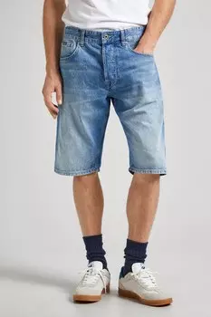 Джинсовые шорты-бермуды Pepe Jeans London, синий