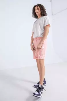 Джинсовые шорты-бермуды Porc, розовый