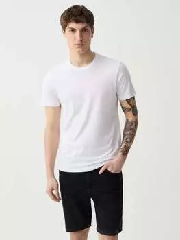 Джинсовые шорты-бермуды Slim-Fit со швом по краю Ovs, цвет graphite grey
