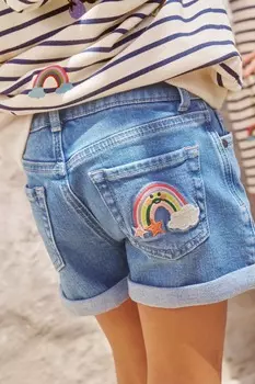 Джинсовые шорты Boden, синий