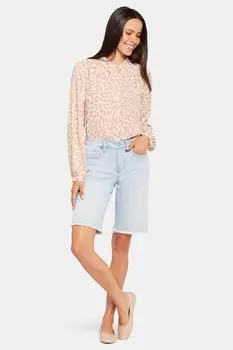 Джинсовые шорты-бойфренды Nydj, синий