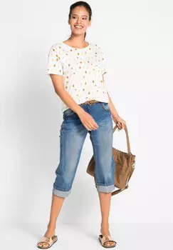 Джинсовые шорты bonprix, синий