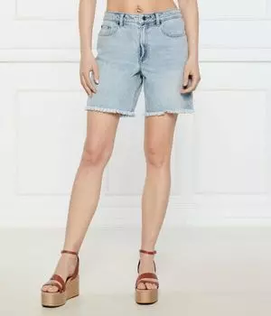 Джинсовые шорты Boyfriend fit Michael Kors, синий
