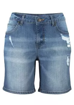 Джинсовые шорты BUFFALO Regular Jeans, синий деним
