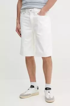 Джинсовые шорты Calvin Klein Jeans, белый