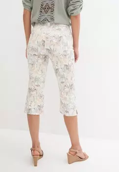 Джинсовые шорты CAPRI bonprix, белый