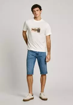 Джинсовые шорты CASH Pepe Jeans, синий