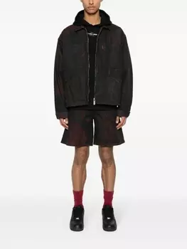 Джинсовые шорты Corrosive 44 LABEL GROUP, черный