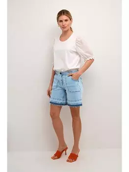 Джинсовые шорты CULTURE, голубой