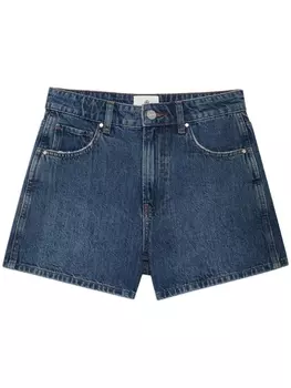 Джинсовые шорты Dalton с завышенной талией ANINE BING, синие
