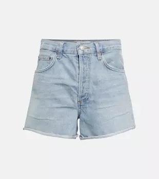 Джинсовые шорты Dee с завышенной талией AGOLDE, синий