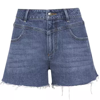 Джинсовые шорты Deep Breath с необработанными краями, черный