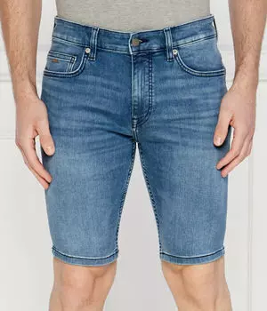 Джинсовые шорты Делавэр Slim fit Boss Orange, синий