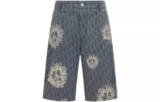Джинсовые шорты Denim Tears X Denim мужские синие Dior, синий