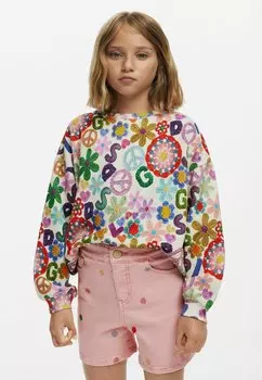 Джинсовые шорты Desigual, фуксия