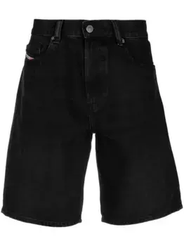 Джинсовые шорты DIESEL, черный