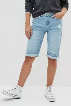 Джинсовые шорты длиной до колена Next, белый