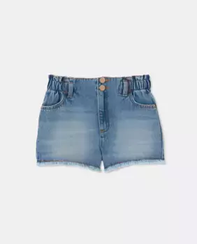 Джинсовые шорты для девочек Kids El Corte Ingls, бледно-голубой