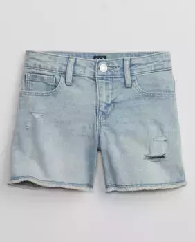 Джинсовые шорты для девочек с пятью карманами Gap, голубой