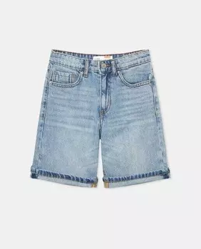 Джинсовые шорты для мальчика с эффектом потертости Kids El Corte Ingls, голубой