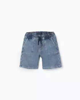 Джинсовые шорты для мальчиков на шнурке Zippy, синий