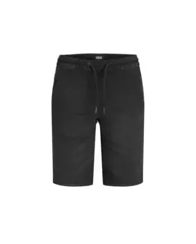 Джинсовые шорты для мальчиков с регулируемой талией Jack & Jones, чёрный