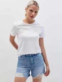 Джинсовые шорты для мамы с ремешками Ovs, цвет medium wash