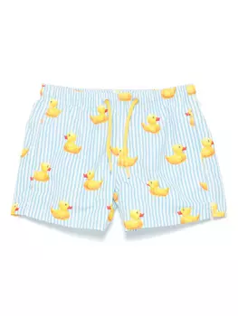 Джинсовые шорты для плавания MC2 Saint Barth Kids, синий