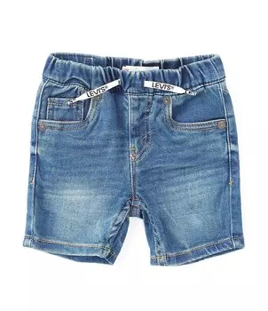Джинсовые шорты добби скинни Levi's Little Boys 2T-7X без застежки, синий
