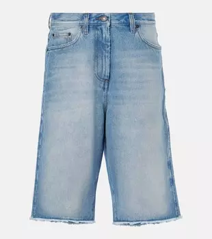 Джинсовые шорты Dries Van Noten, светло-синий