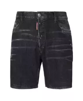 Джинсовые шорты Dsquared2, черный