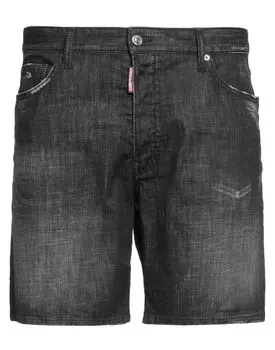 Джинсовые шорты Dsquared2, черный