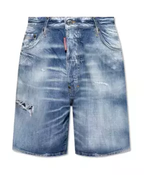 Джинсовые шорты Dsquared2, синий