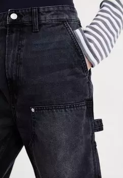 Джинсовые шорты Edge Carpenter Only, стираный черный