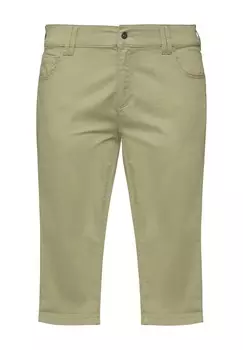 Джинсовые шорты ELASTISCHE CAPRI QS, зеленый