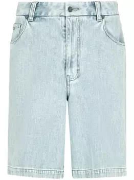 Джинсовые шорты Emporio Armani, синий