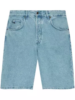 Джинсовые шорты Emporio Armani, синий