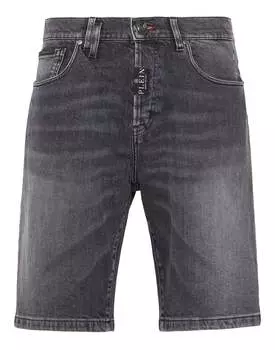 Джинсовые шорты Formentera Fit PHILIPP PLEIN, серебристо-серый