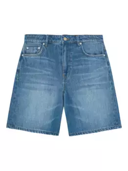 Джинсовые шорты GANNI, синий