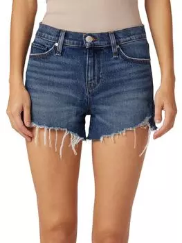 Джинсовые шорты Gemma со средней посадкой Hudson, цвет Mid Wash