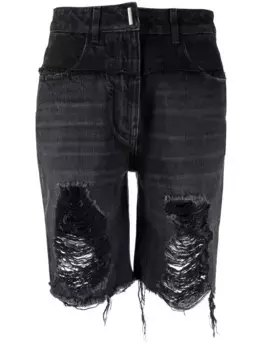 Джинсовые шорты Givenchy, черный