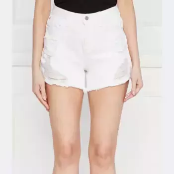 Джинсовые шорты Guess, белый