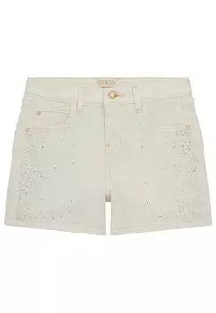Джинсовые шорты Guess, бежевыйовый