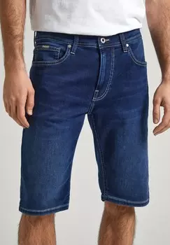 Джинсовые шорты GYMDIGO Pepe Jeans, синий деним